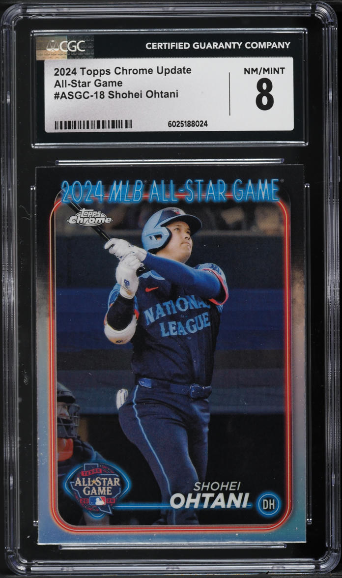 2024 Topps Chrome Update All-Star Game Shohei Ohtani #ASGC-18 CGC 8 NM-MT