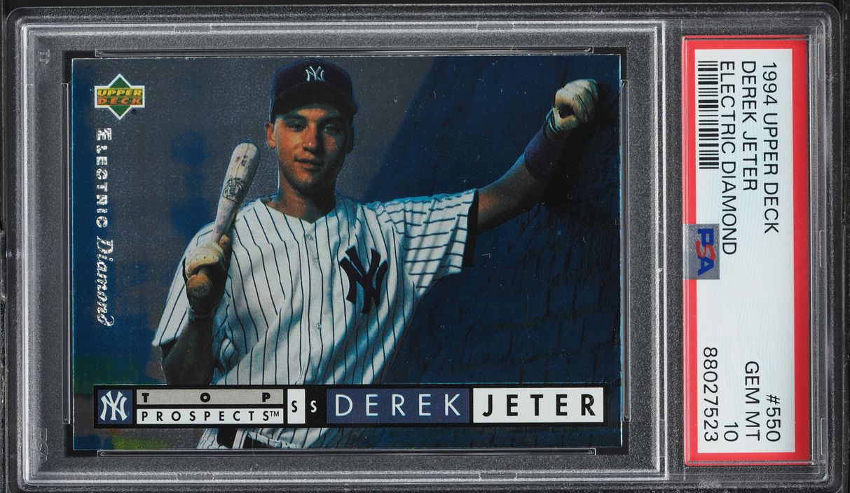 1994 Upper Deck Electric Diamond Derek Jeter ROOKIE #550 PSA 10 GEM MINT