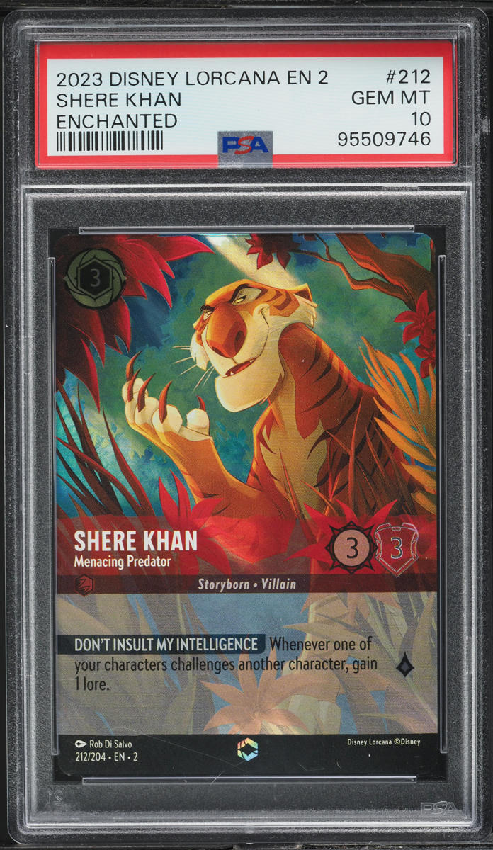 2023 Disney Lorcana Rise Of The Floodborn Enchanted Shere Khan