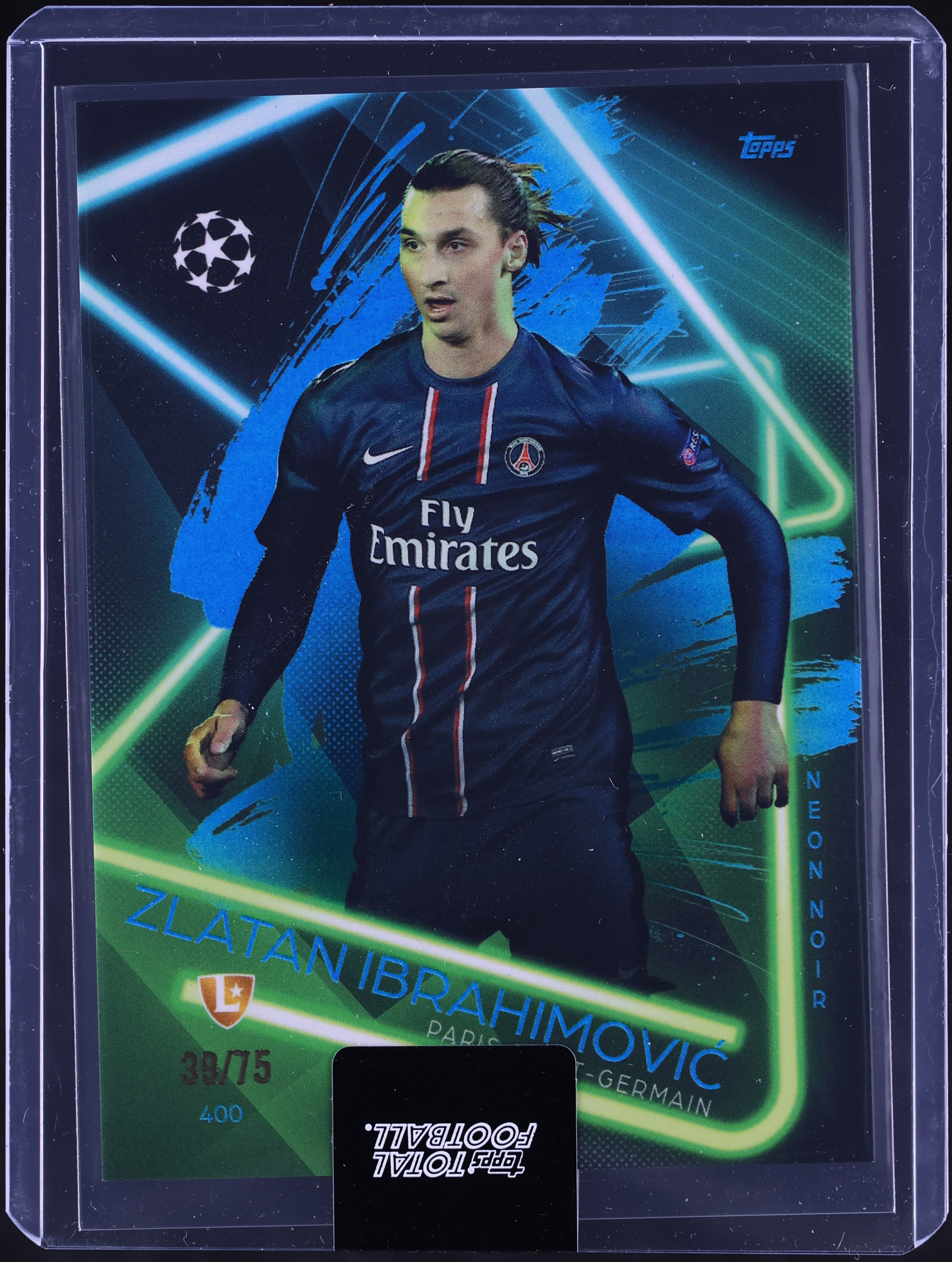 2024 Topps Total Football Green Zlatan Ibrahimovic /75 #400 on