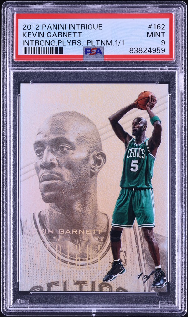 2012 Panini Intrigue Intriguing Players Platinum Kevin Garnett 1/1