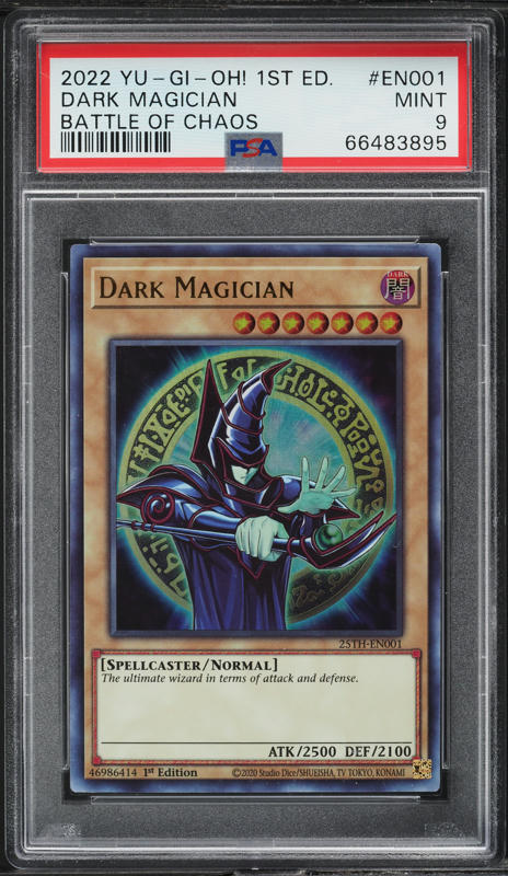 dark magician 1st edition yugioh card cards value Amazon.com: Dark Magician (A) - SBC1-ENA01 A single card from the set Battles of Legend Sold at Auction: Yu-Gi-Oh! Card
