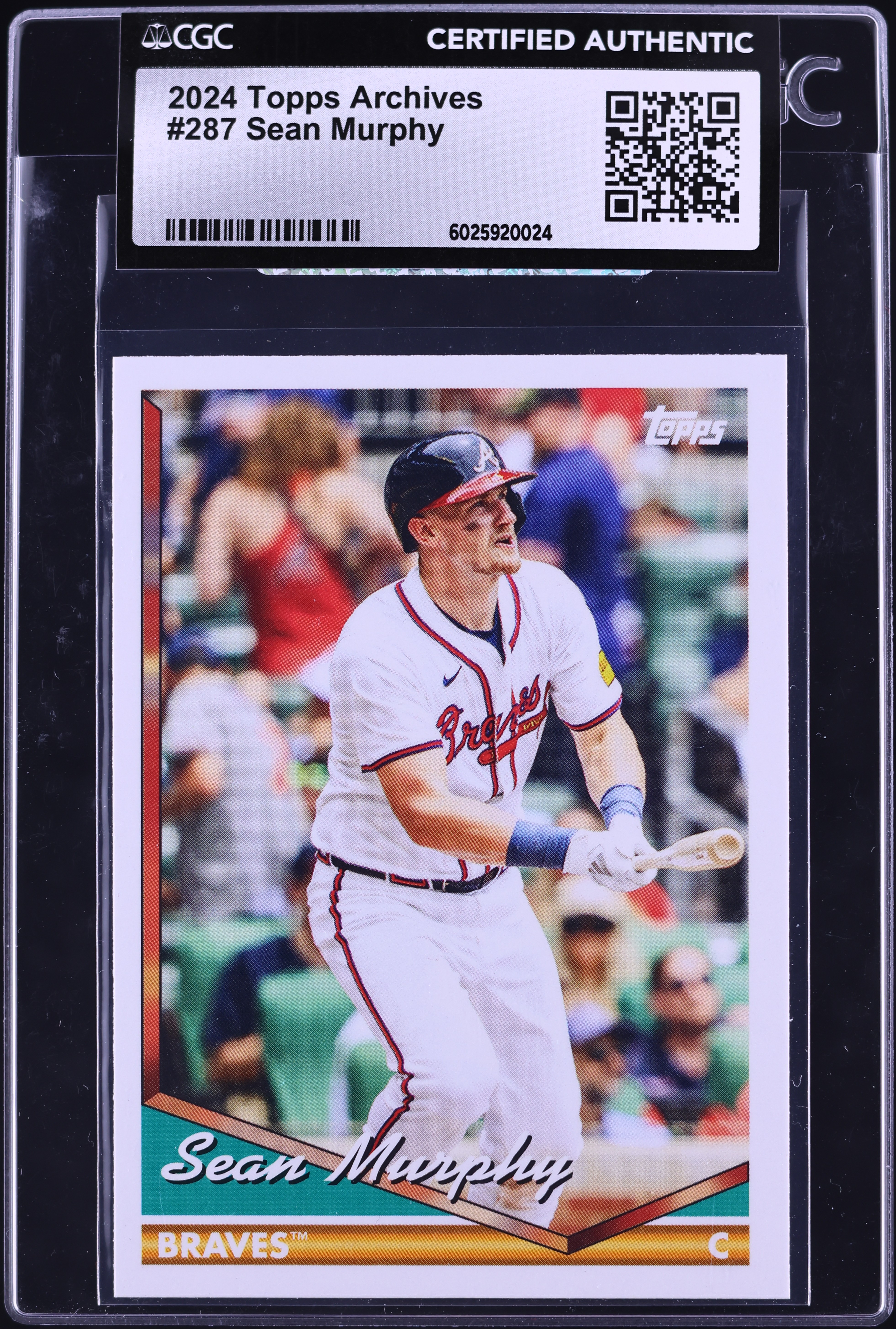 2024 Topps Archives Sean Murphy #287 CGC AUTH on Fanatics Collect