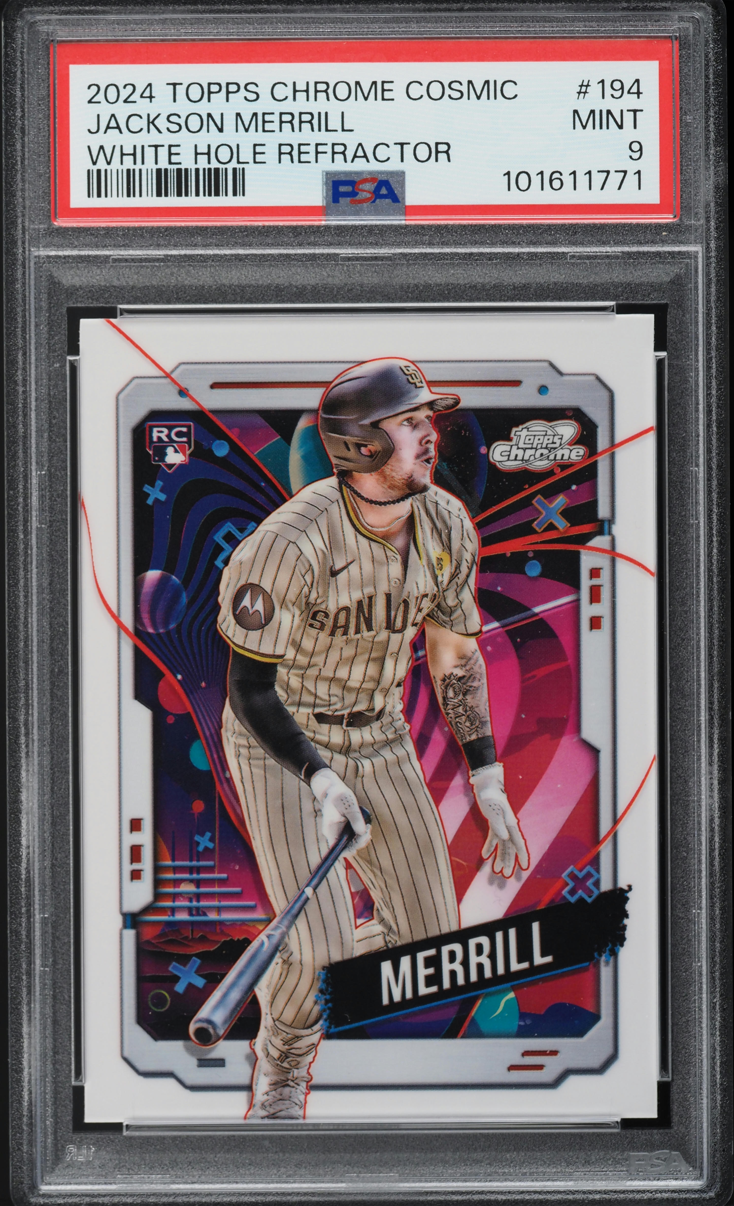 2024 Topps Chrome Cosmic White Hole Refractor Jackson Merrill