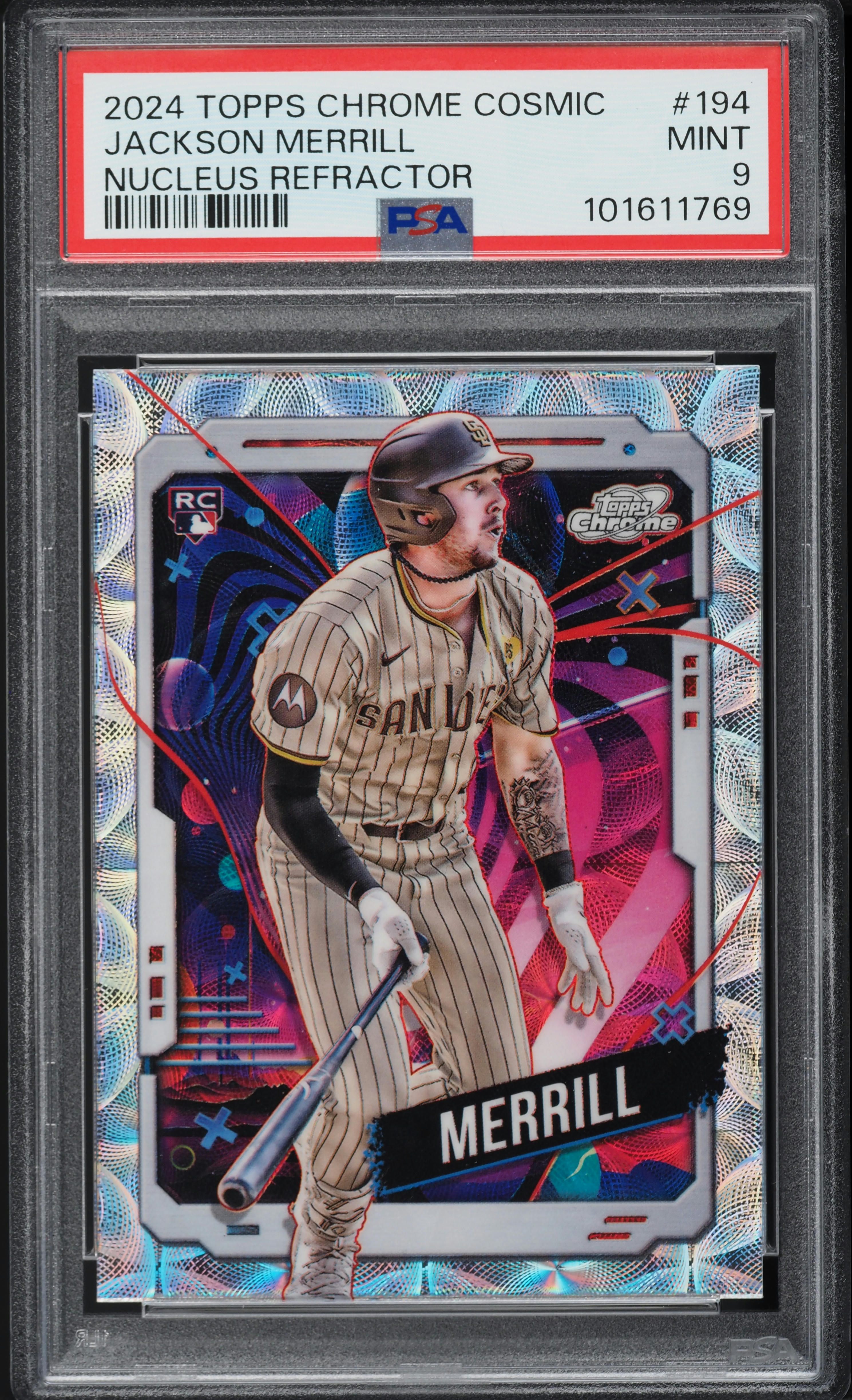 2024 Topps Chrome Cosmic Nucleus Refractor Jackson Merrill ROOKIE