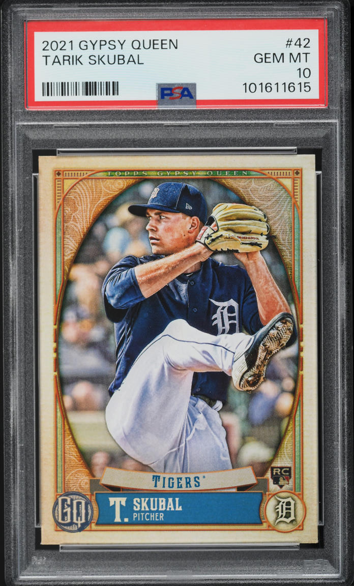 2021 Topps Gypsy Queen Tarik Skubal ROOKIE #42 PSA 10 GEM MINT