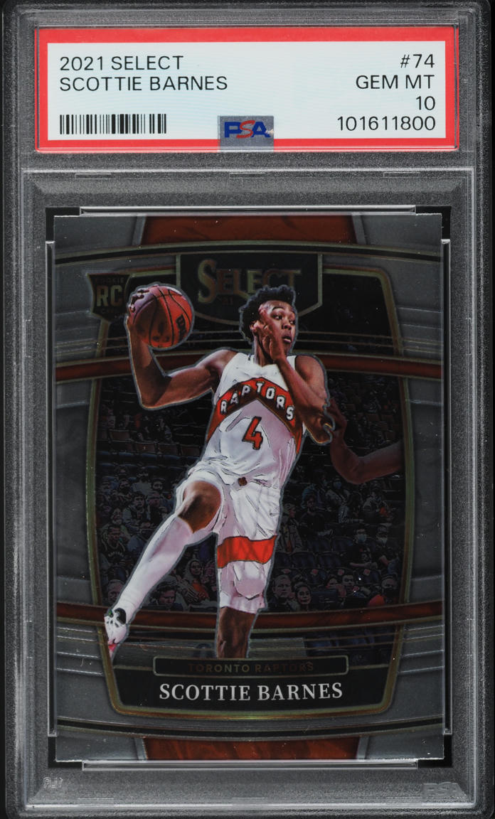2021 Select Concourse Scottie Barnes ROOKIE #74 PSA 10 GEM MINT