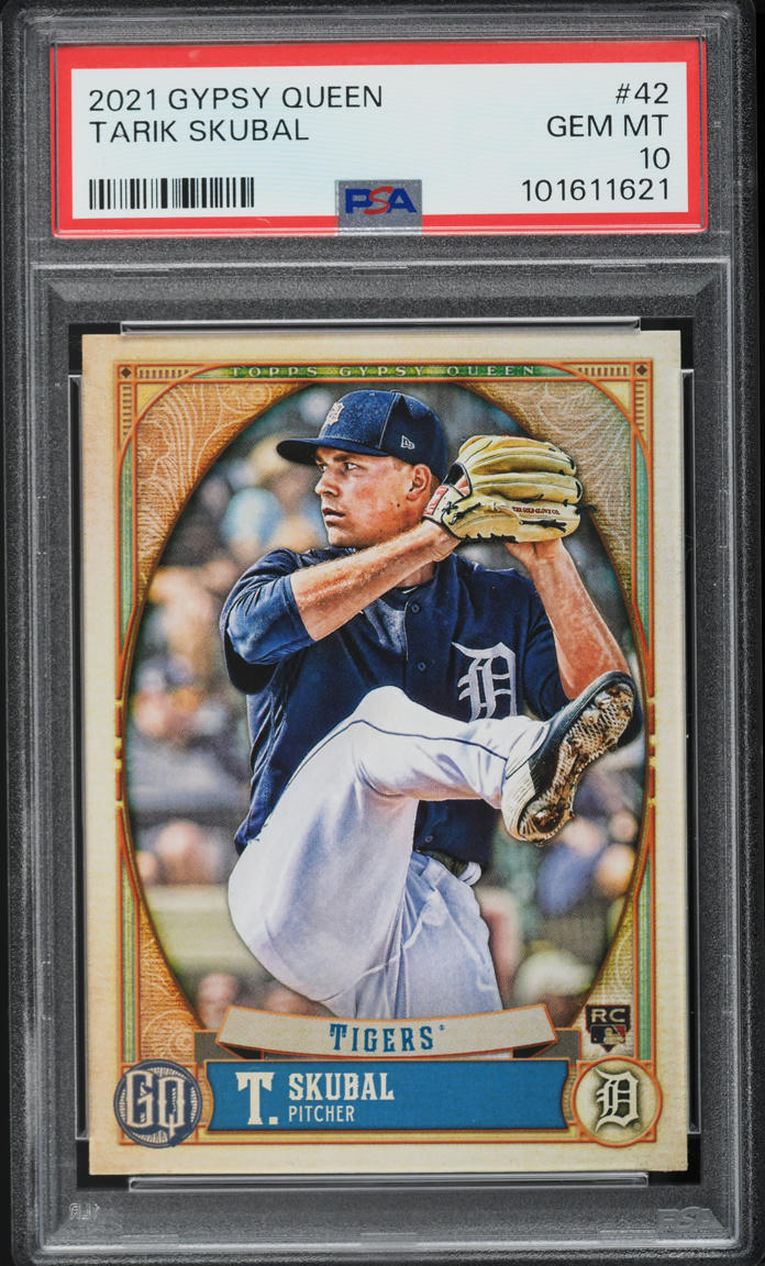2021 Topps Gypsy Queen Tarik Skubal ROOKIE #42 PSA 10 GEM MINT