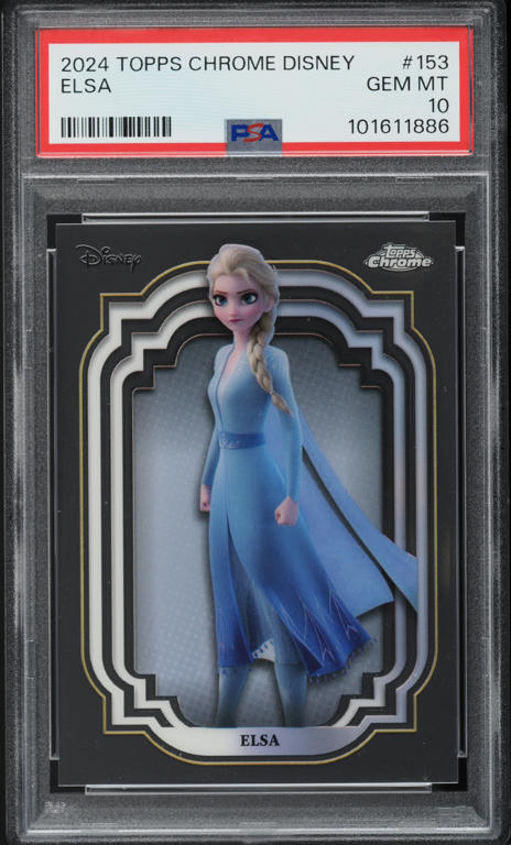 2025 Topps Chrome Disney Elsa #111 CGC 8.5 NM-MT+ on Fanatics Collect