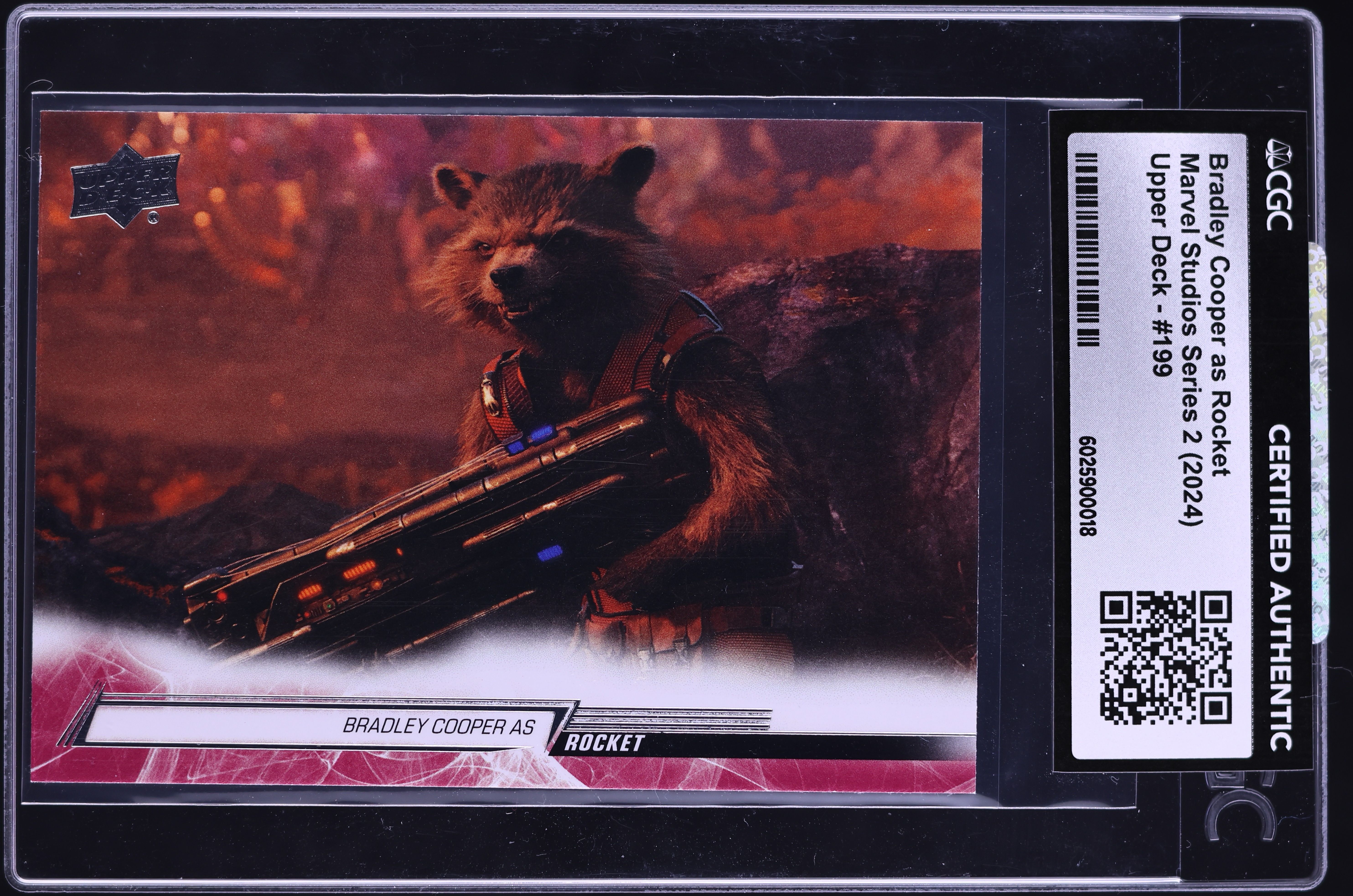 2024 Upper Deck Marvel Studios Series 2 Bradley Cooper As Rocket