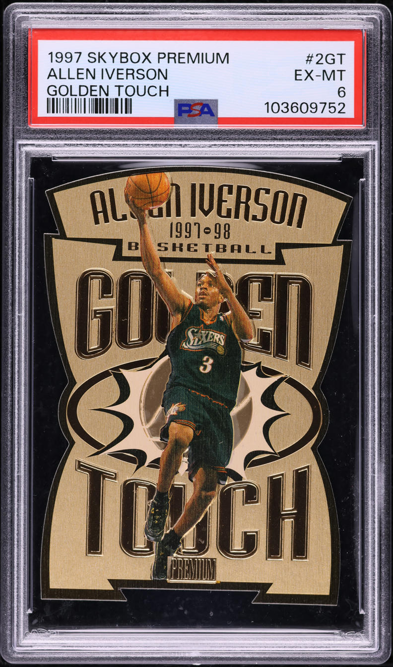 その他 1997 Skybox Premium Golden Touch die-cut 1997-98 Skybox Premium Golden Touch #14GT Scottie Pippen PSA 6 EX