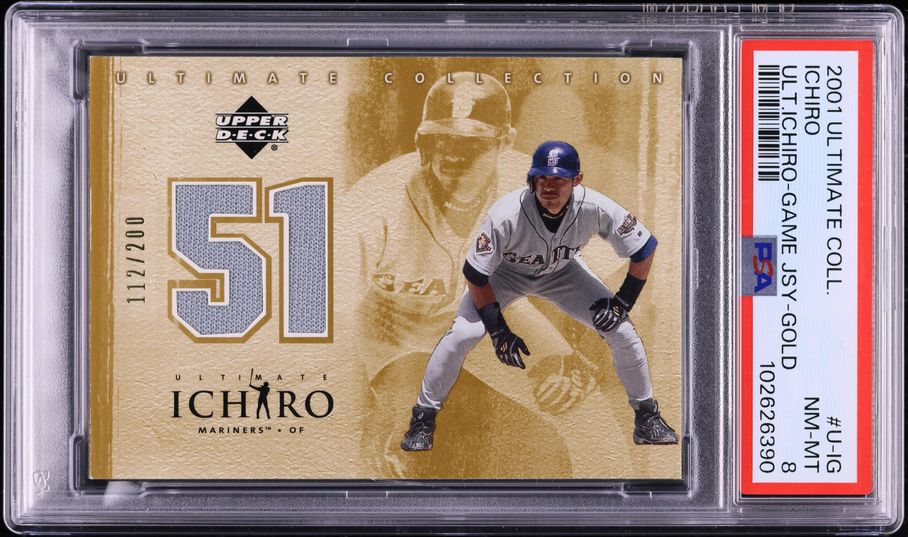 2001 Bowman Draft Picks Ichiro Suzuki ROOKIE #BDP84 PSA 10 GEM