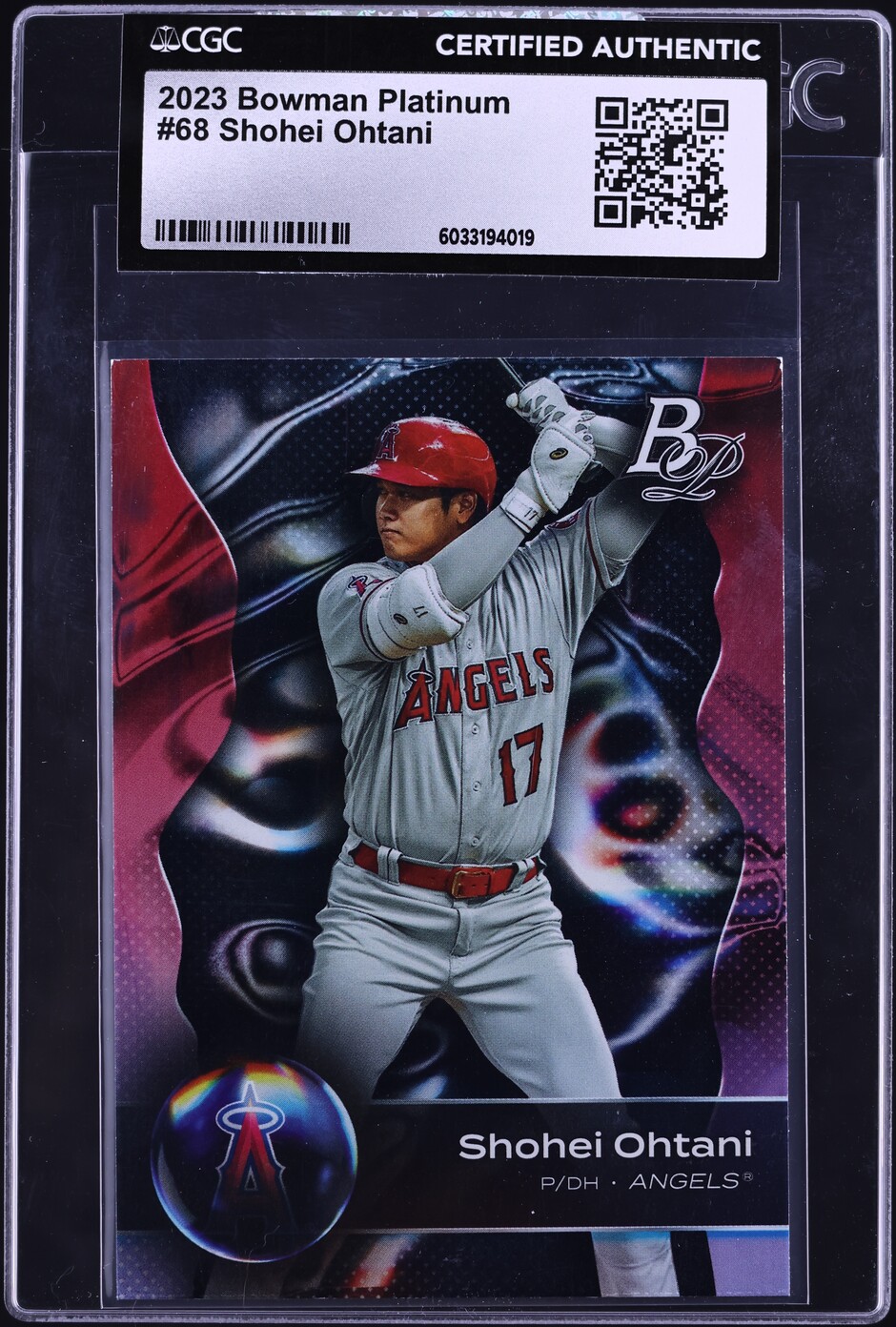 2023 Bowman Platinum Shohei Ohtani #68 CGC AUTH