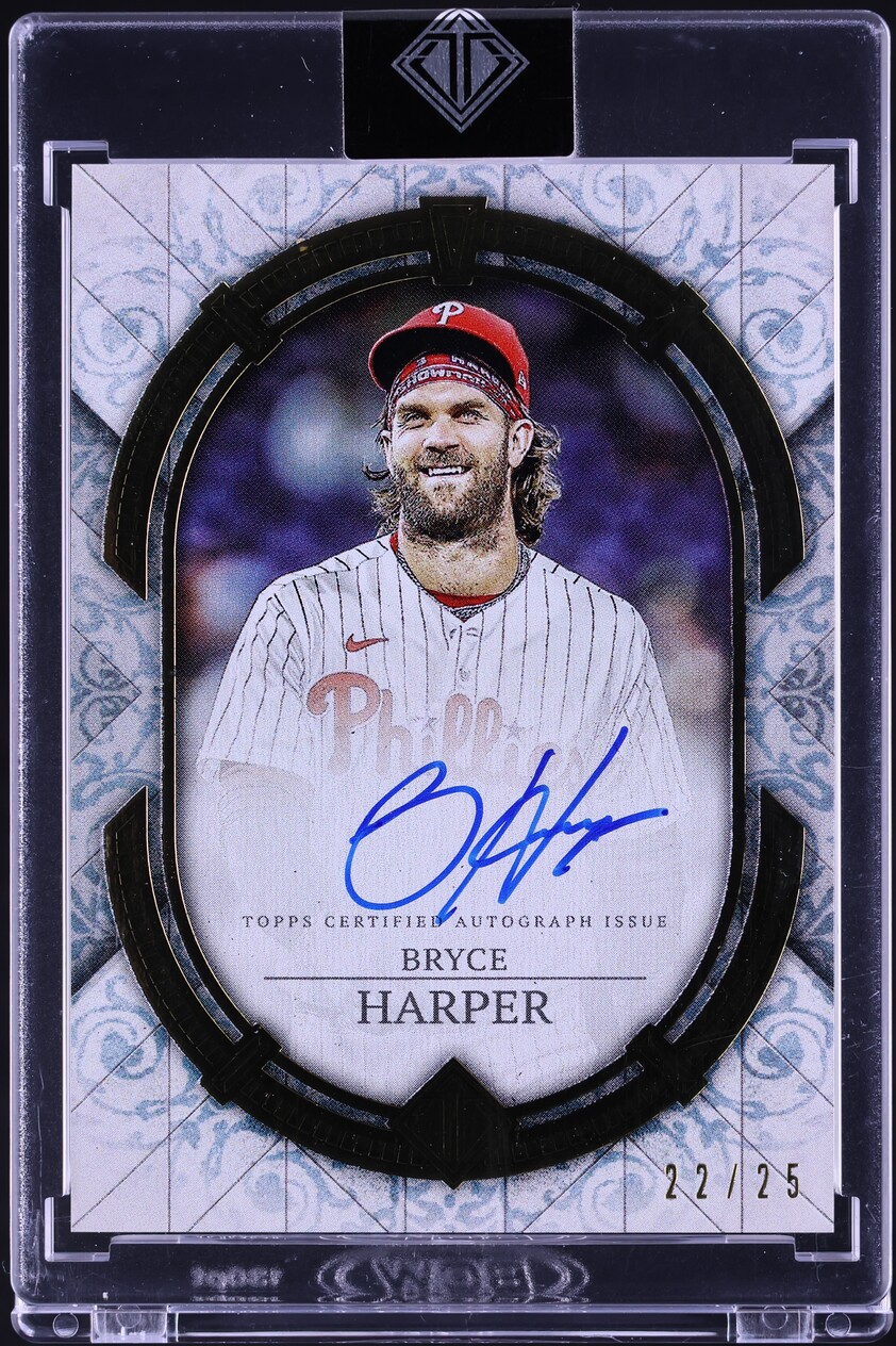2024 Topps Transcendent Collection Bryce Harper AUTO /25 #TCA-BHA