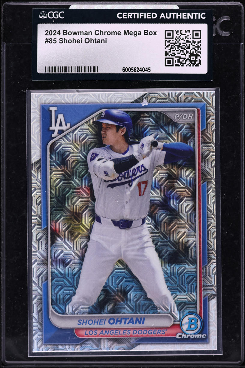 2024 Bowman Chrome Mega Box Shohei Ohtani #85 CGC AUTH
