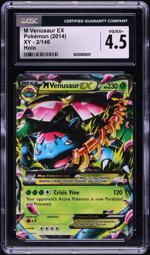 2013 Pokemon Japanese XY X 1st Edition M Venusaur EX #2 PSA 10 GEM