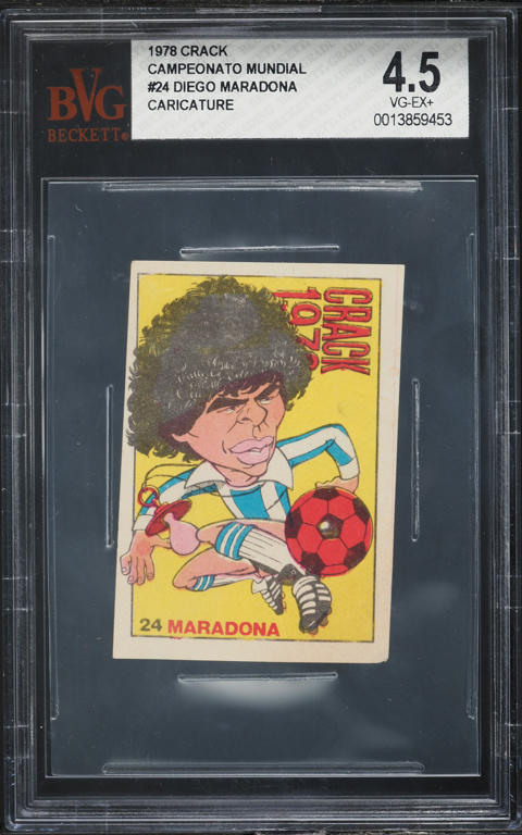 1978 Crack Campeonato Mundial Diego Maradona ROOKIE #AR10 BVG 6