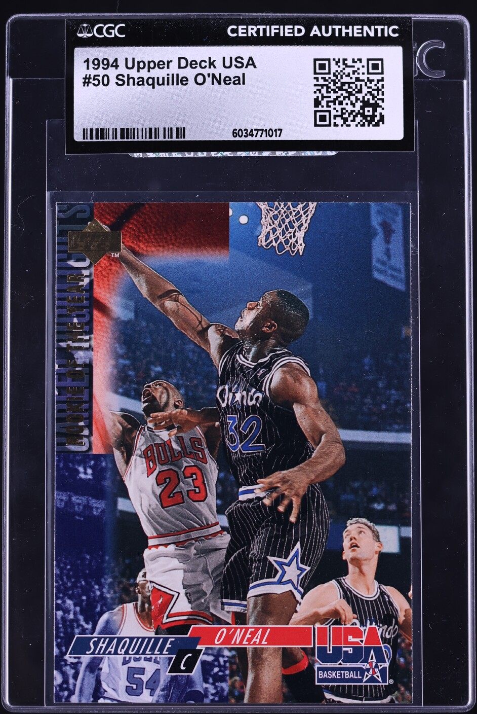 1994 Upper Deck USA Shaquille O'Neal #50 CGC AUTH