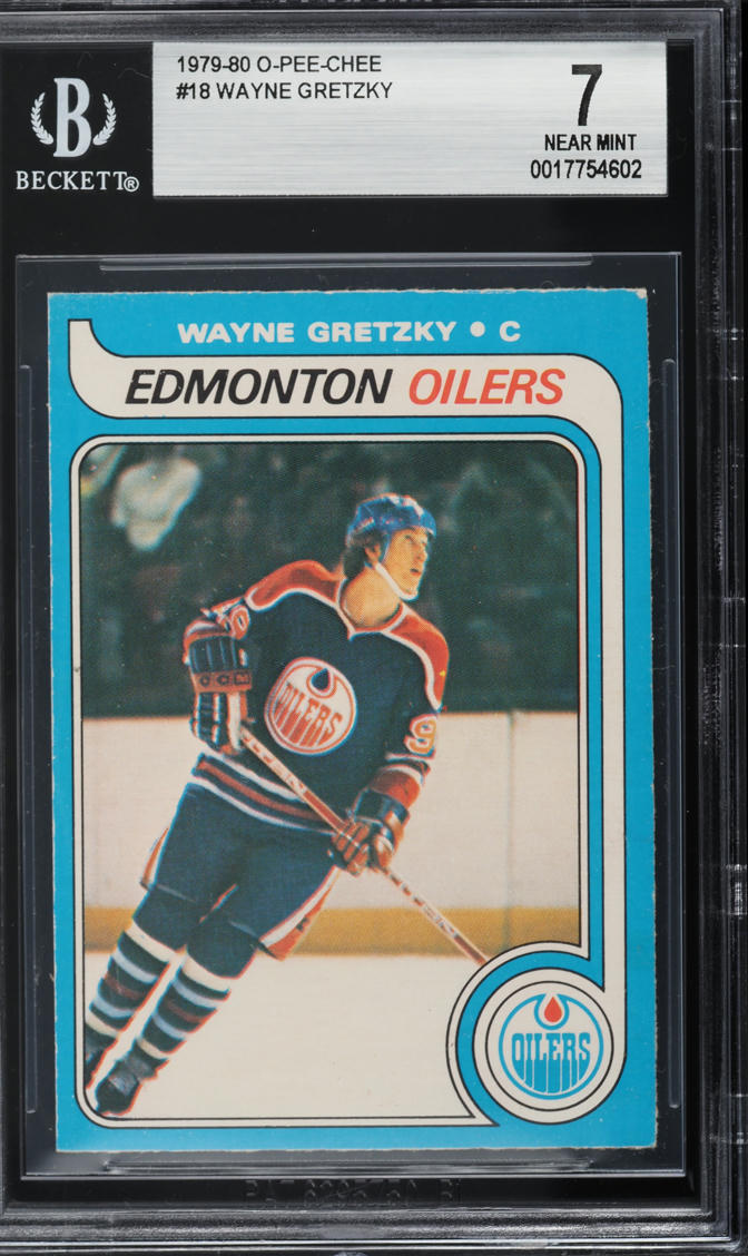1979 O-Pee-Chee Hockey Wayne Gretzky ROOKIE #18 BGS 7 NRMT