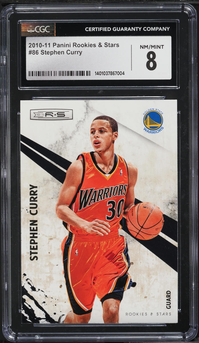 2010 Panini Rookies & Stars Stephen Curry #86 CGC 8 NM-MT