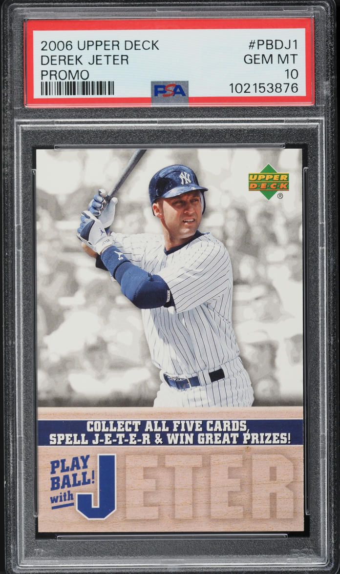 2006 Upper Deck Promo Derek Jeter #PBDJ1 PSA 10 GEM MINT on