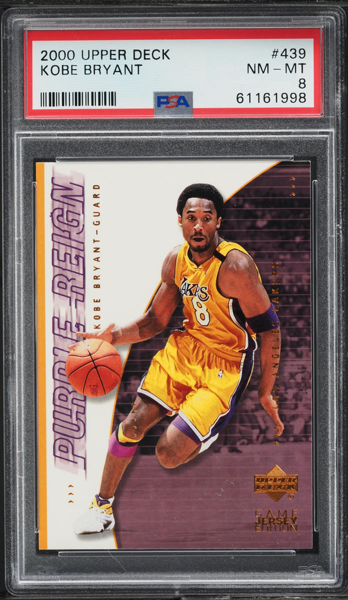 2000 Upper Deck Basketball Kobe Bryant #439 PSA 8 NM-MT