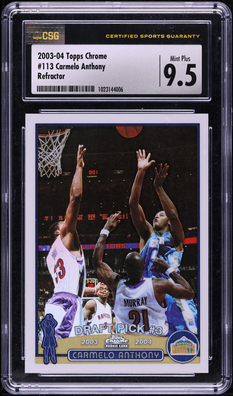 2003 topps Carmelo Anthony rc black /500 2003-04 Topps Black