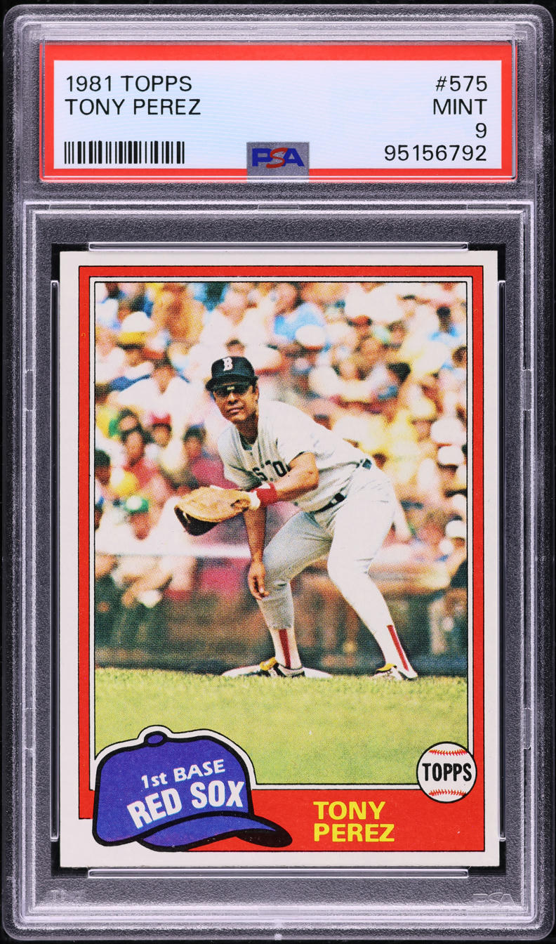 1981 Topps Tony Perez #575 PSA 9 MINT