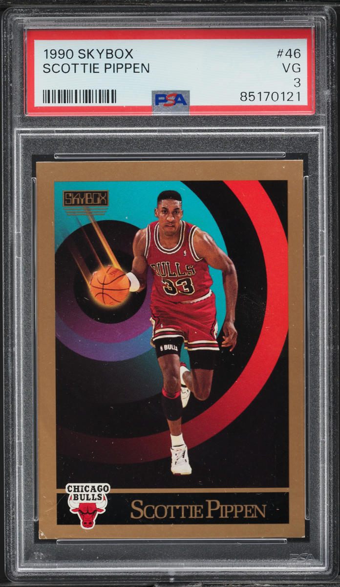 1990 Skybox Basketball Scottie Pippen #46 PSA 3 VG