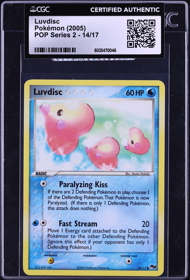 2004 Pokemon Japanese Promo Battle Road Luvdisc #23 PSA 9 MINT on Fanatics  Collect
