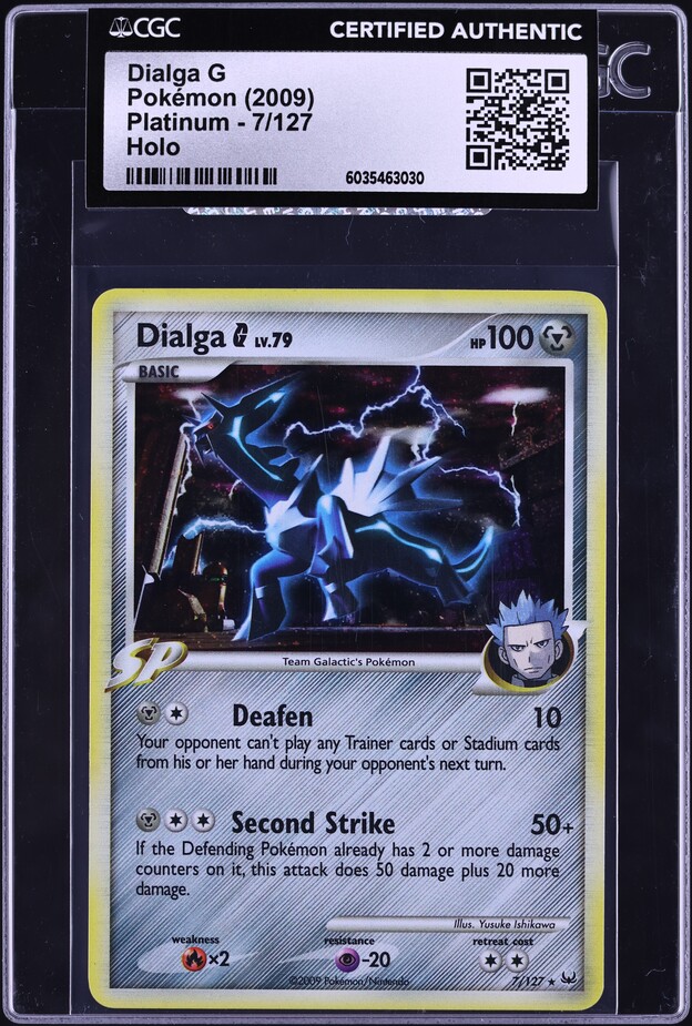 2009 Pokemon Platinum Holo Dialga G Lv.X #122 PSA 10 GEM MINT on