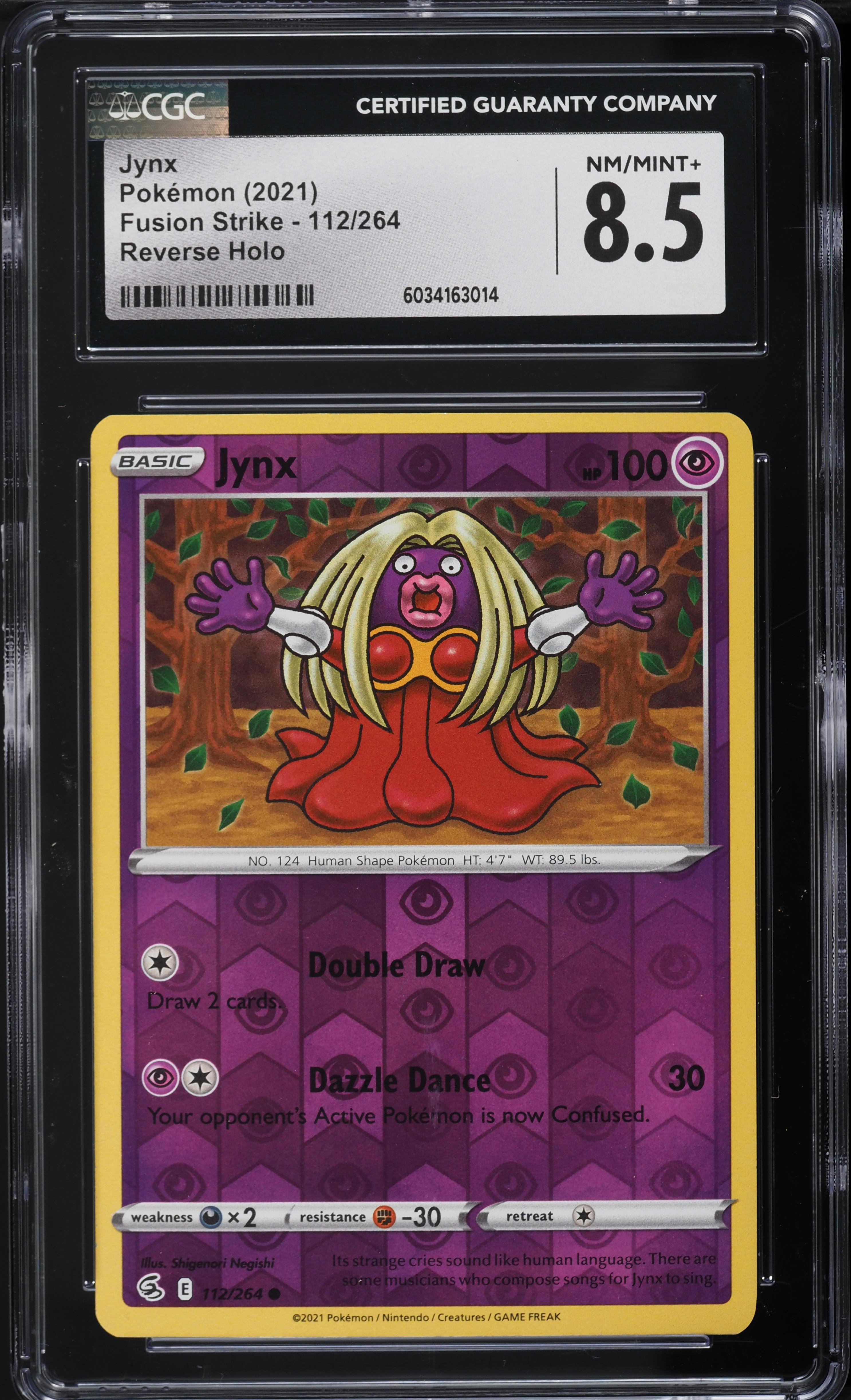shiny jynx pokemon card Reverse Holo 057 Mega Evolution (NM) move an Energy from this Pokemon and attach it to the new Benched Pokemon 2021 Pokemon Sword & Shield