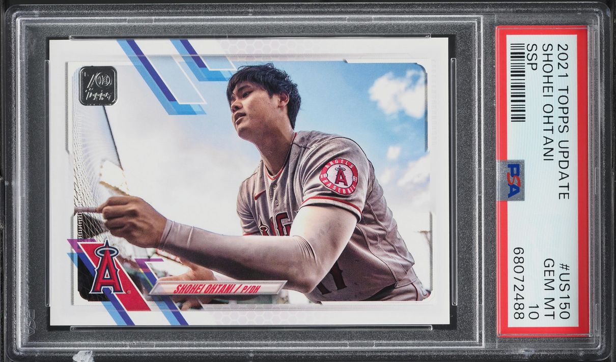 2021 Topps Update Shohei Ohtani SSP #US150 PSA 10 GEM MINT