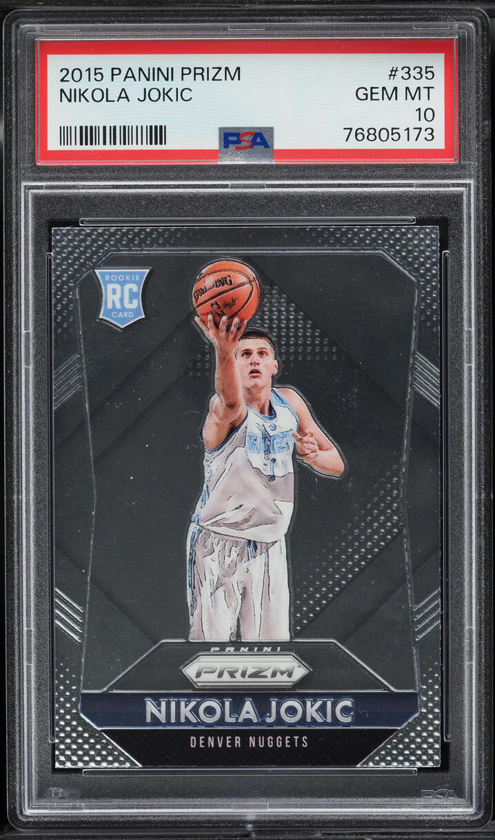 2015 Panini Prizm Nikola Jokic ROOKIE #335 PSA 10 GEM MINT