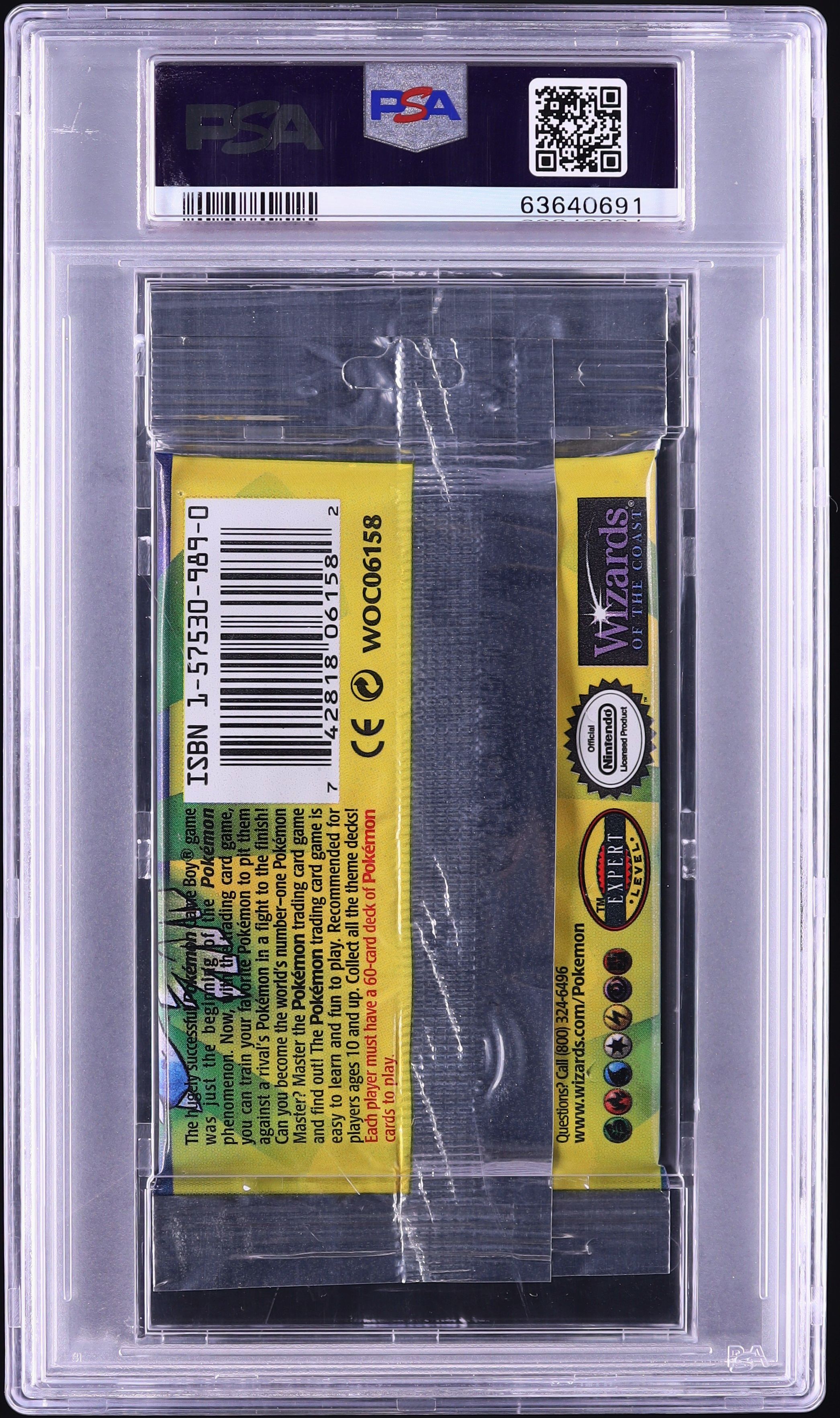 1999 Pokemon Base Set Booster Pack Venusaur Art PSA 10 GEM MINT on