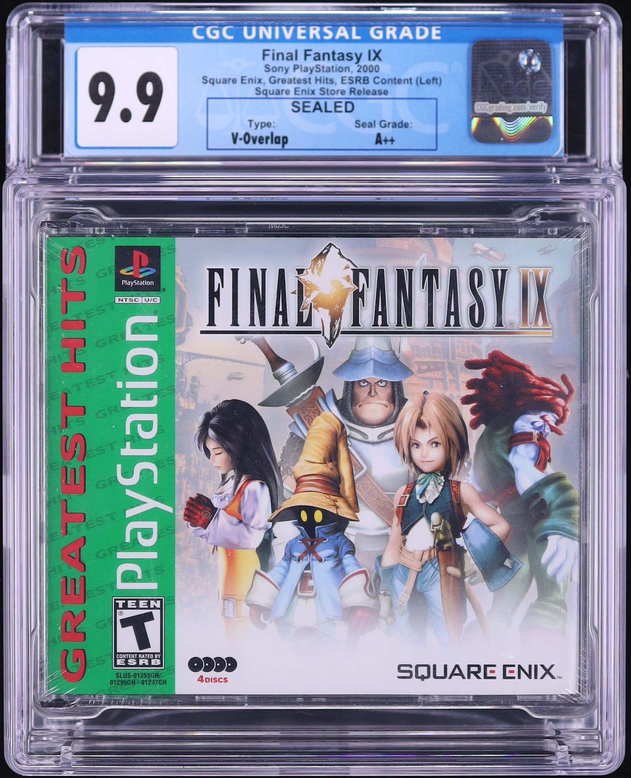 Final Fantasy IX (PlayStation) CGC 9.9 A++ Sealed on Fanatics Collect