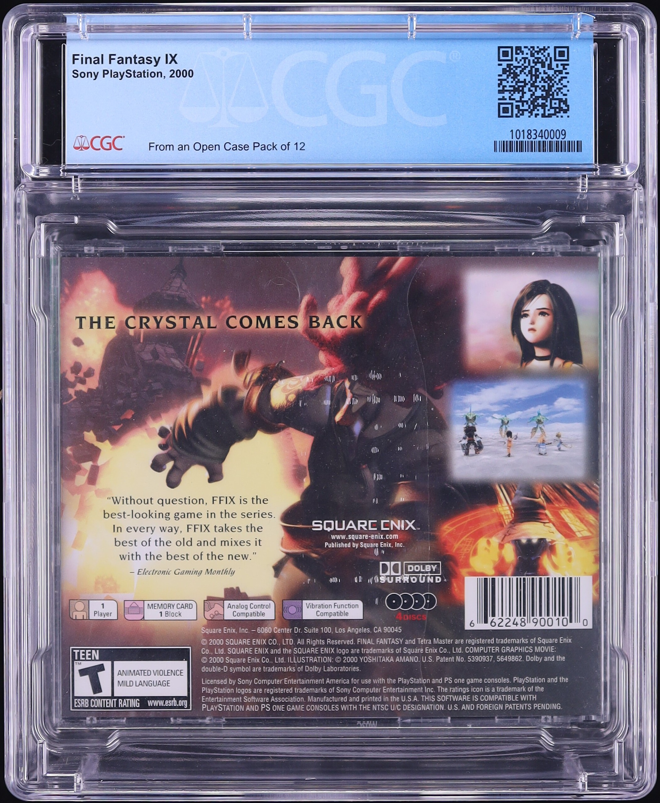 Final Fantasy IX (PlayStation) CGC 9.9 A++ Sealed on Fanatics Collect