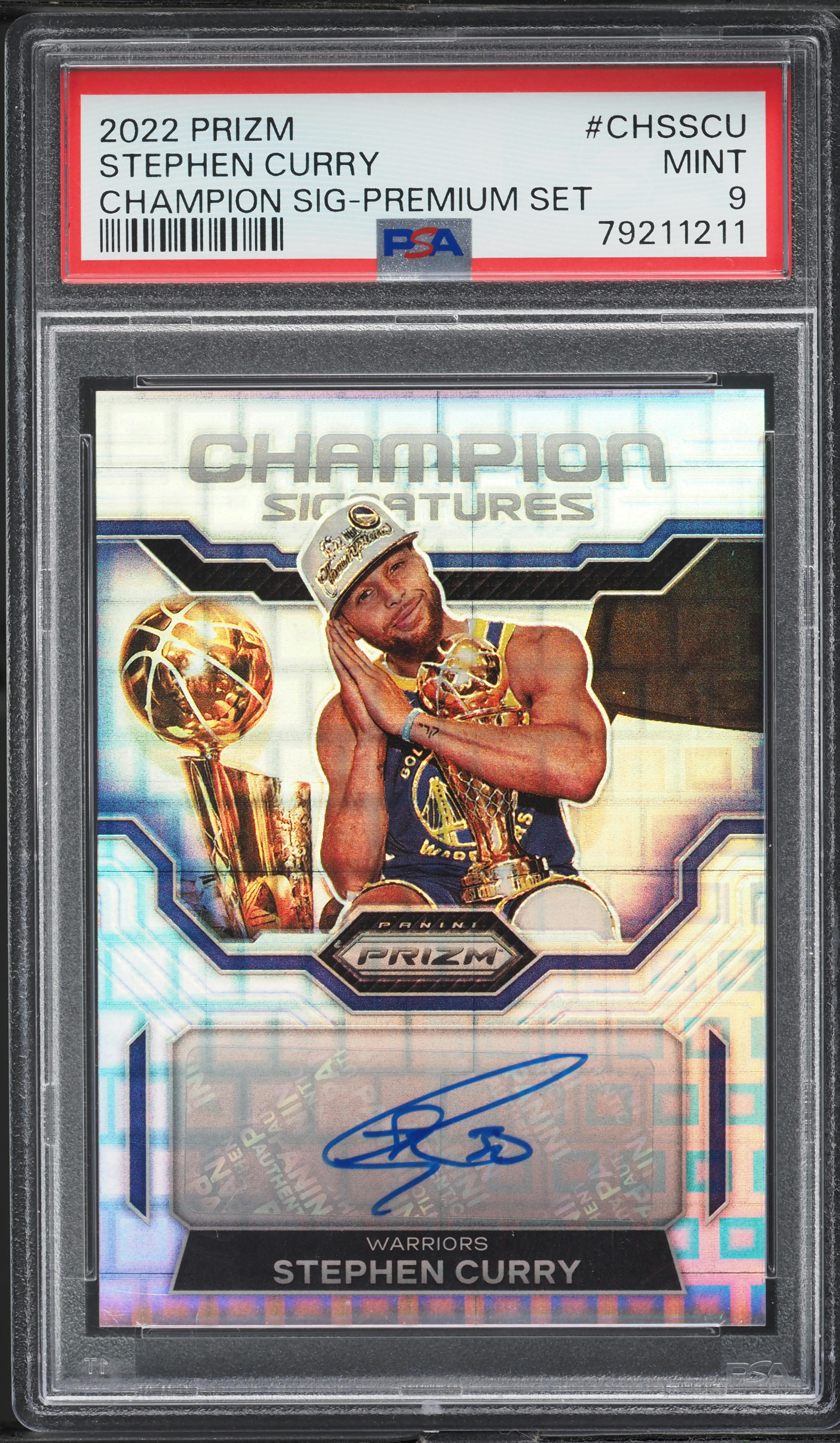 2022 Panini Prizm Champion Premium Set Stephen Curry AUTO /10 #CHS