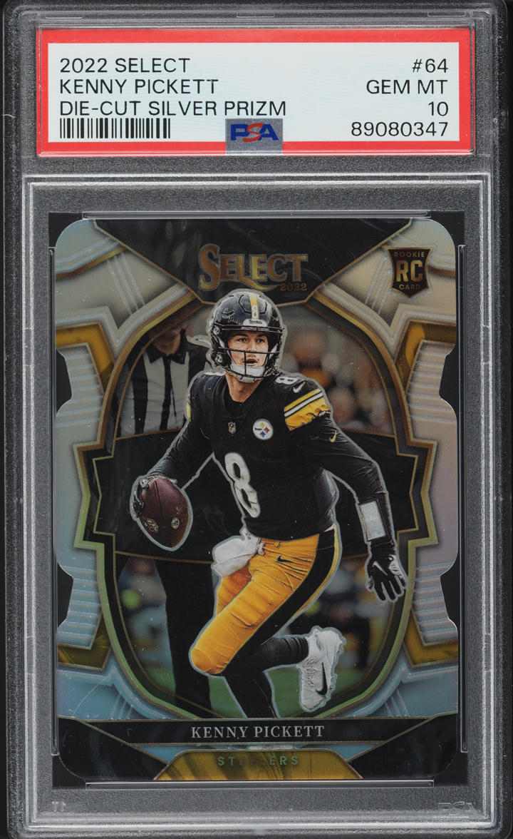 2022 Select Concourse Silver Prizm Die-Cut Kenny Pickett ROOKIE