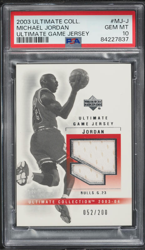 2003 UD Top Prospects Michael Jordan #1 CGC 10 GEM MINT on