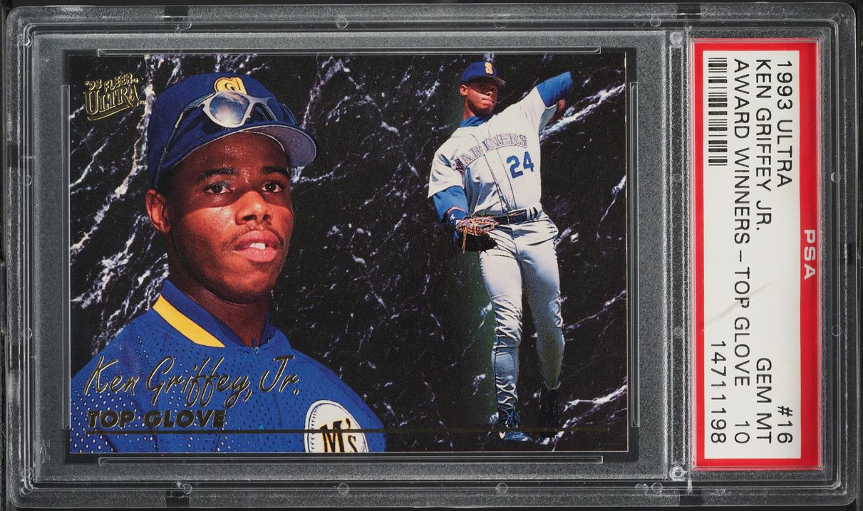 1993 Ultra Award Winners Top Glove Ken Griffey Jr. #16 PSA 10 GEM MINT