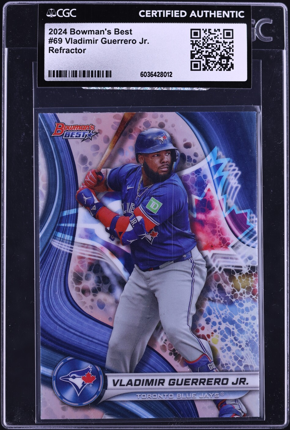2024 Bowman's Best Refractor Vladimir Guerrero Jr. #69 CGC AUTH