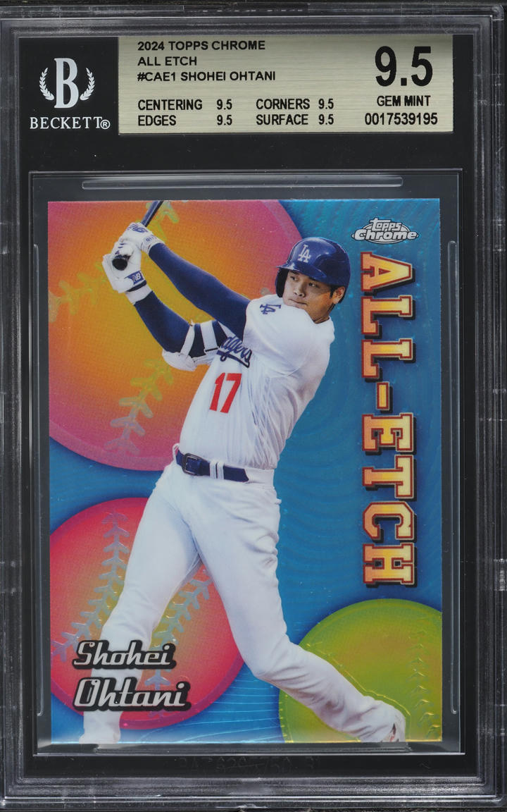 2024 Topps Chrome All-Etch Shohei Ohtani #CAE1 BGS 9.5 GEM MINT