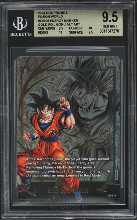 dragon ball super card game energy Dragon Ball CardENERGY MARKER (SEALED / GOGETA & VEGITO / MASTER RAN   Fandom Tokyo
