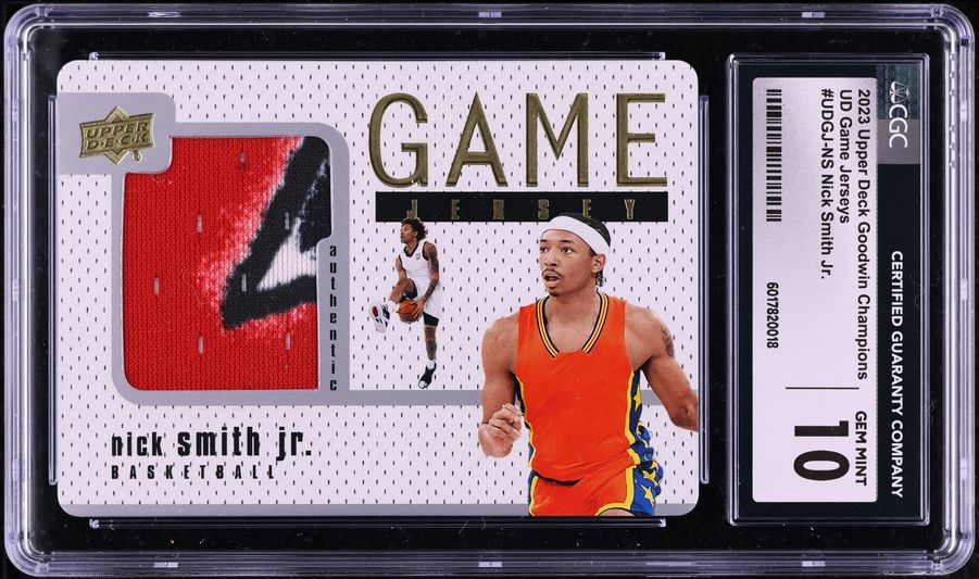 2023 Upper Deck Goodwin Champions Nick Smith Jr. ROOKIE PATCH