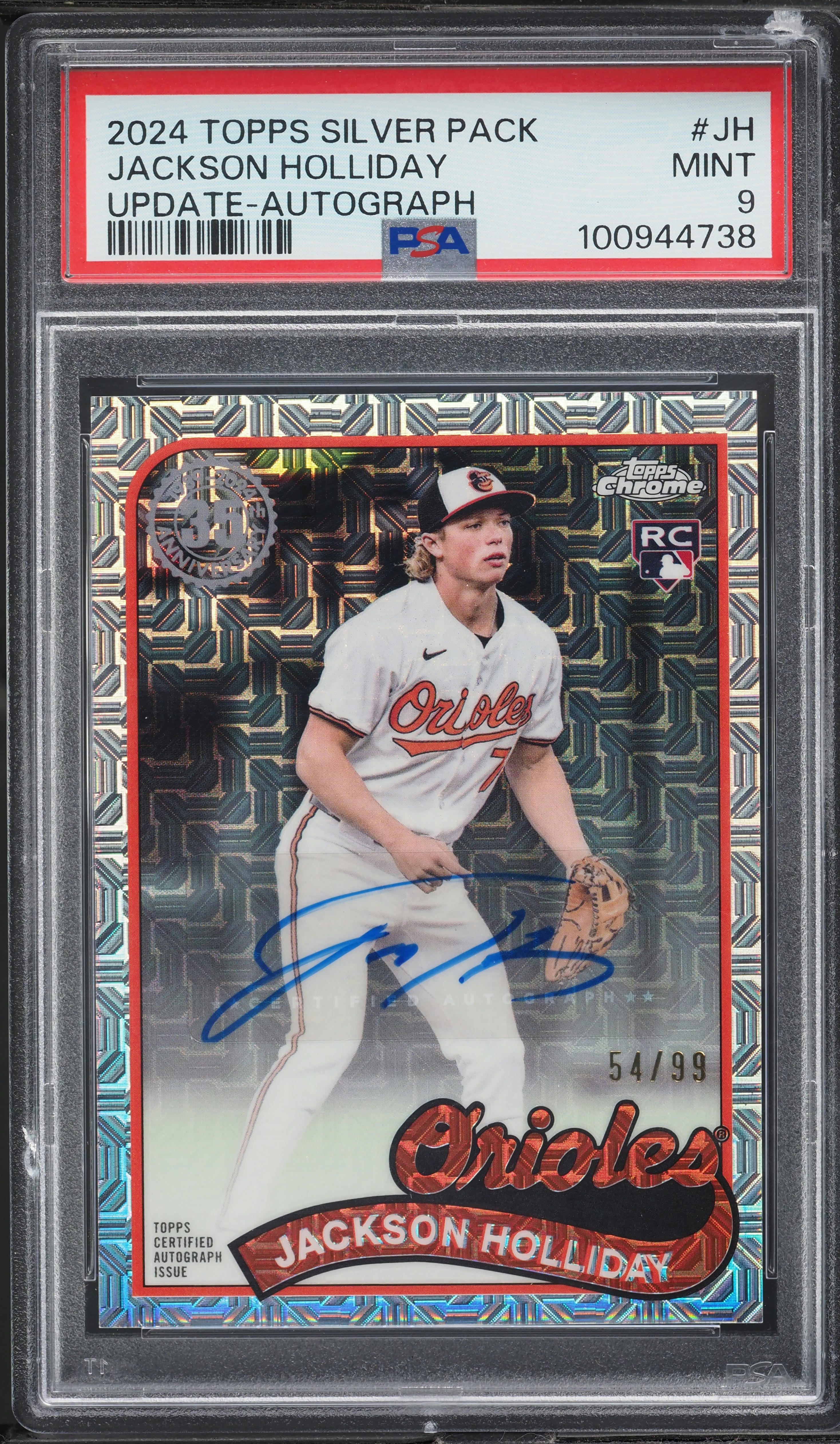 2024 Topps Chrome Silver Pack '89 Update Jackson Holliday ROOKIE