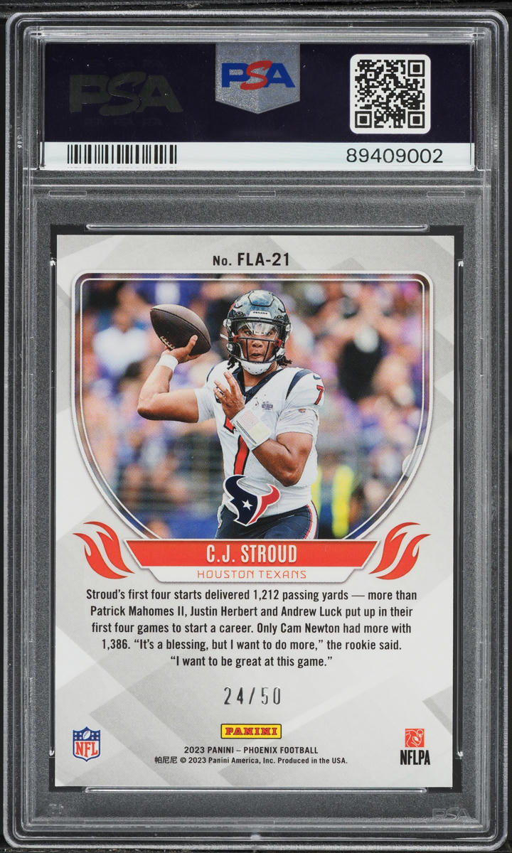 2023 Panini Phoenix Flame Throwers Bronze C.J. Stroud ROOKIE /50