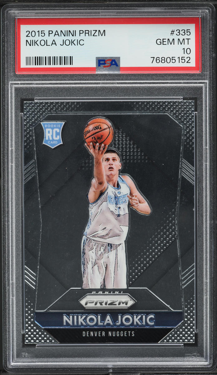 2015 Panini Prizm Nikola Jokic ROOKIE #335 PSA 10 GEM MINT