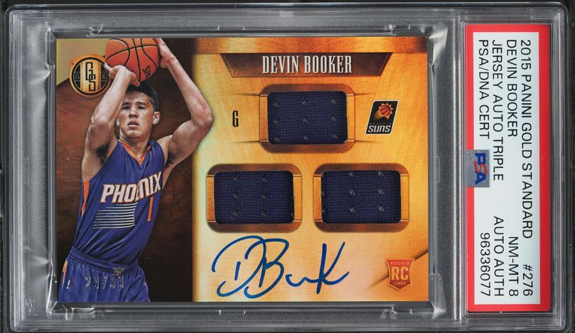 2015 Panini Prizm Black Devin Booker ROOKIE AUTO DNA 10 1/1 #P-DBK