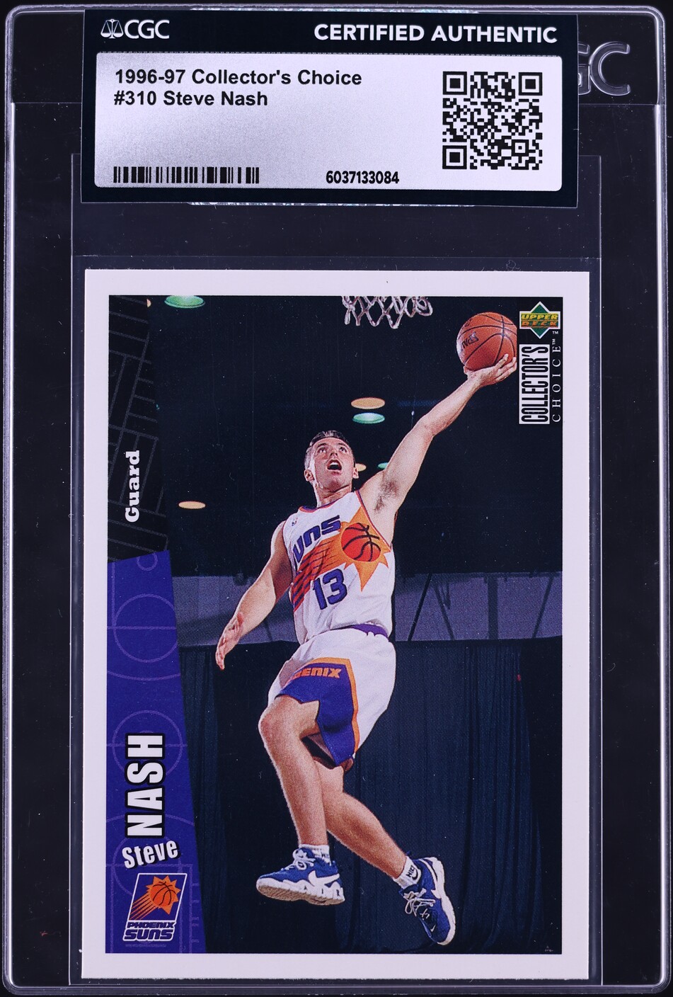 1996 Collector's Choice Steve Nash ROOKIE #310 CGC AUTH
